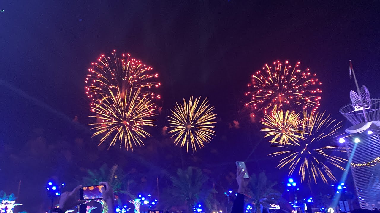 احتفالات راس السنة 2023 في أبوظبي (الالعاب النارية) Happy new year 🎆🎊