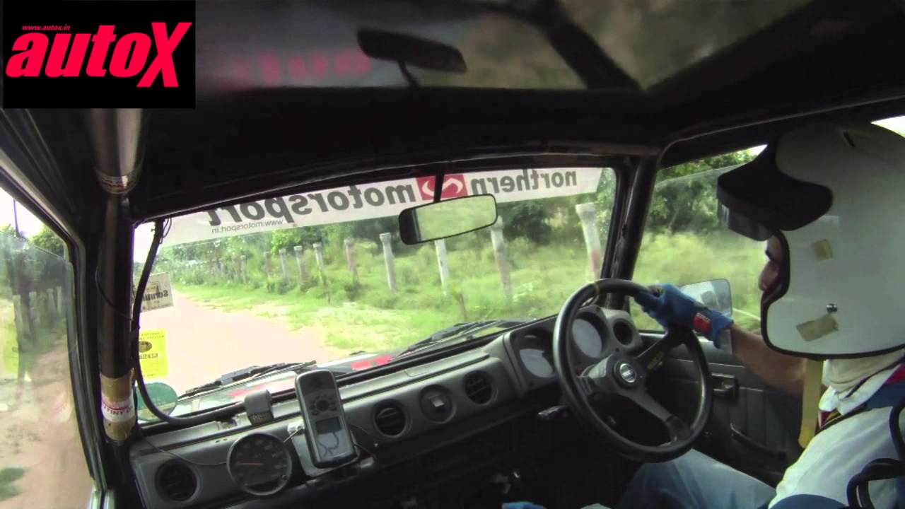On-board with Dhruv Behl in the autoX Rally Gypsy