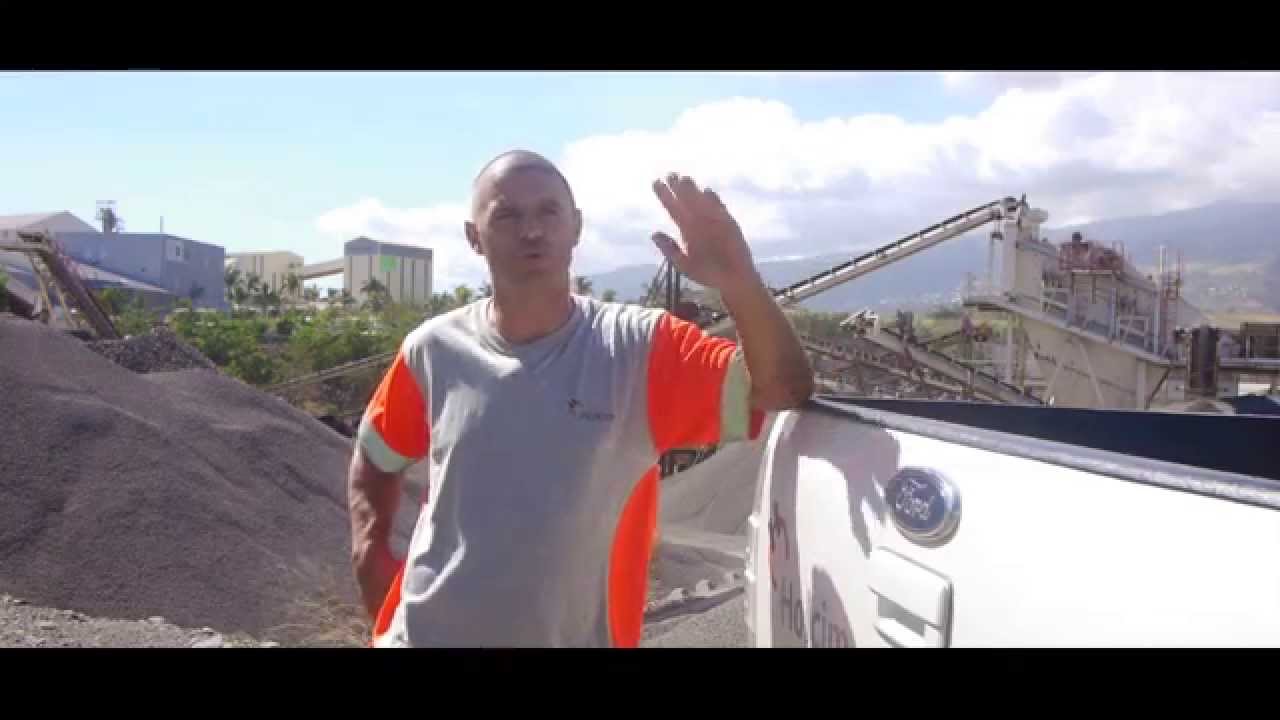 David Lebon, chef de carri&egrave;re chez Holcim R&eacute;union