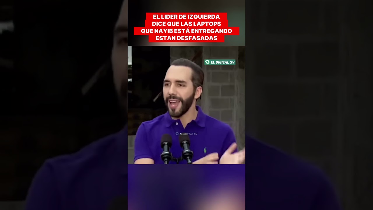 #ultimahora El Chino Flores critica las Laptops de Nayib bukele y dice que no sirven