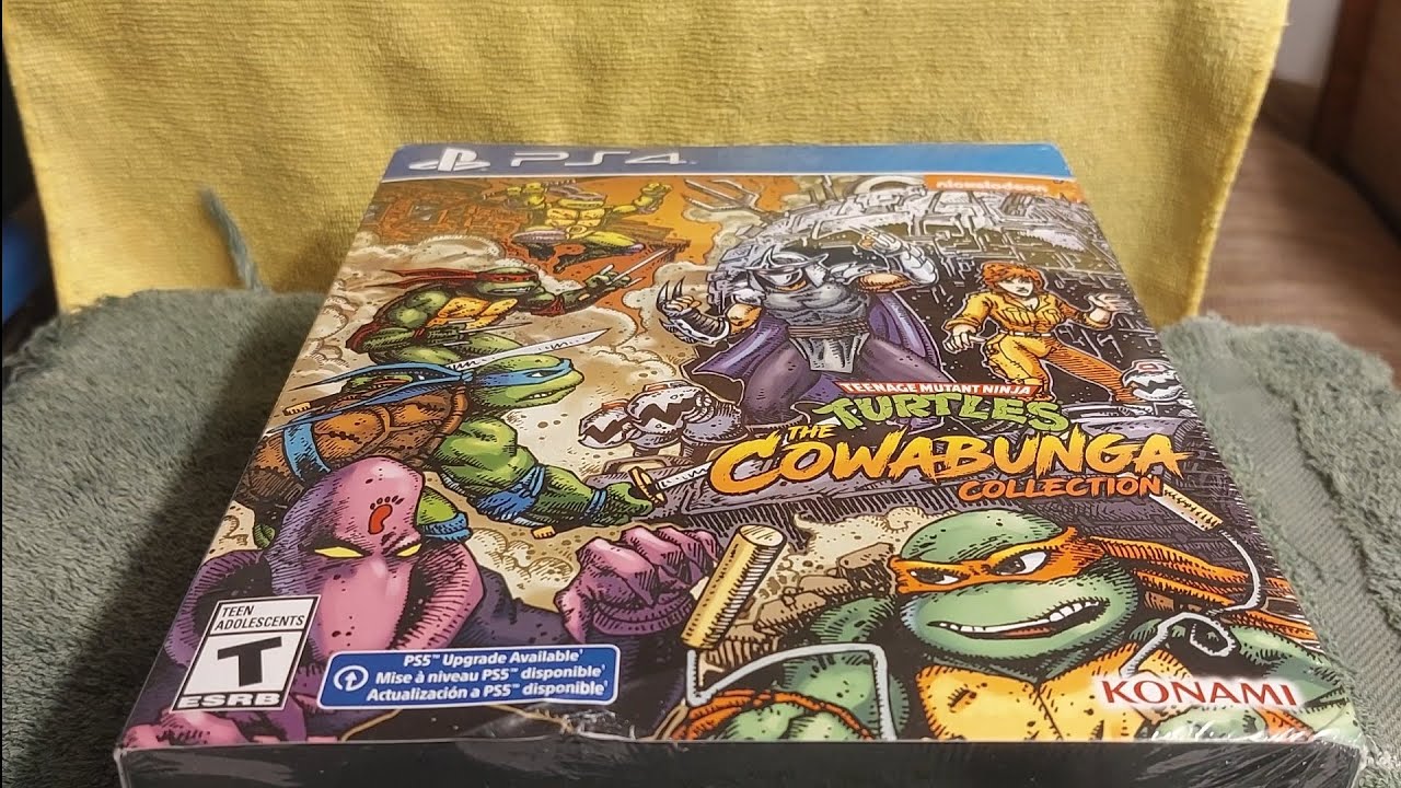 TMNT Cowabunga Collection Collector's Edition Unboxing for PS4