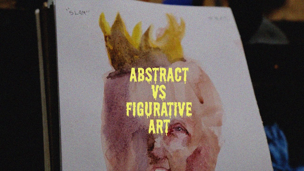 The difference between abstract and figurative art