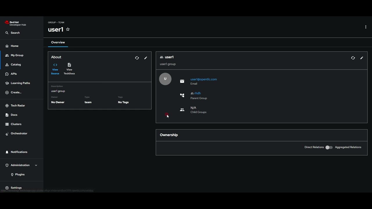 RHDH(Red Hat Developer Hub) can easily design platform engineering with template.