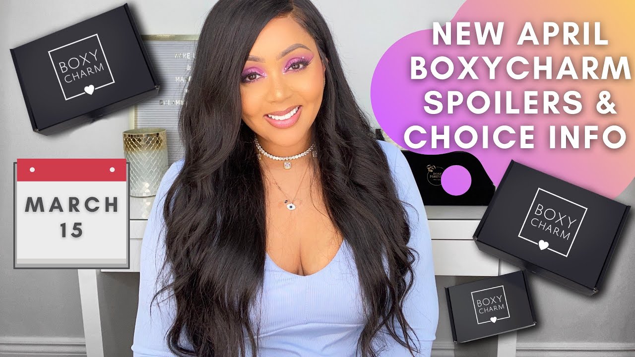 APRIL 2021 NEW BOXYCHARM SPOILERS & CHOICE INFORMATION ✨|| BETTER THEN MARCH 2021 BOXYCHARM 🤭😍