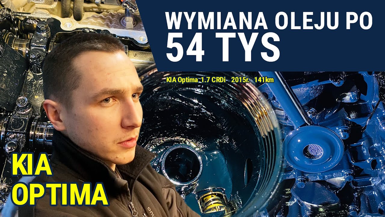 KIA Optima 2015r. 54 tys. pierwsza wymiana oleju - płukanka TEC 2000