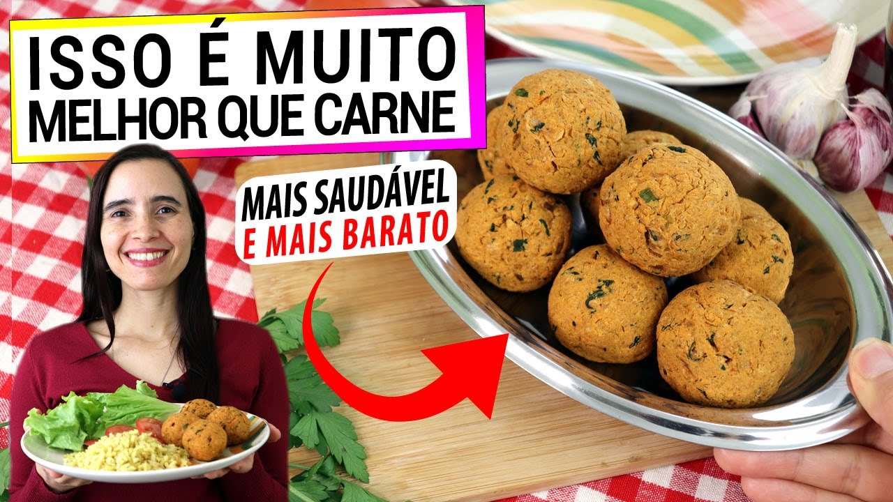 MELHOR QUE CARNE! MAIS SAUDÁVEL, RICO EM PROTEÍNA E MUITO FÁCIL PARA O ALMOÇO!