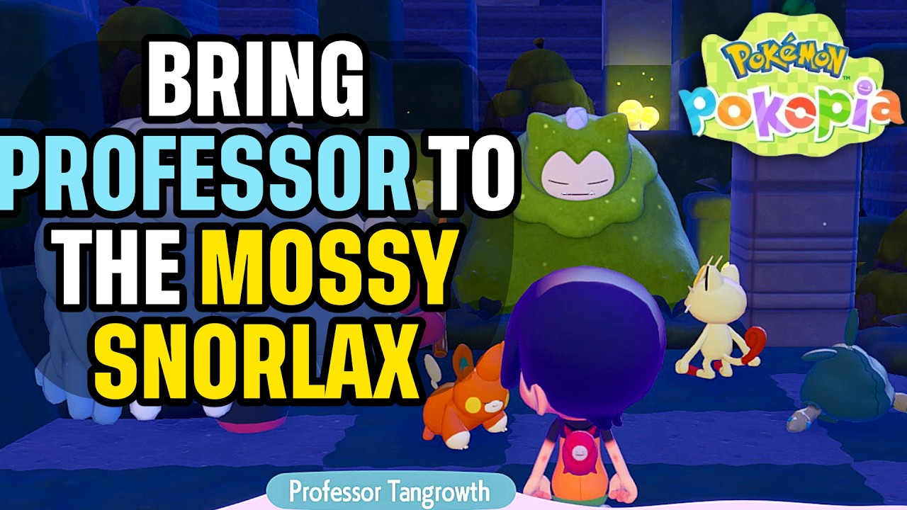 Bring Professor Tangrowth to the Mossy Snorlax Pokopia Quick Guide