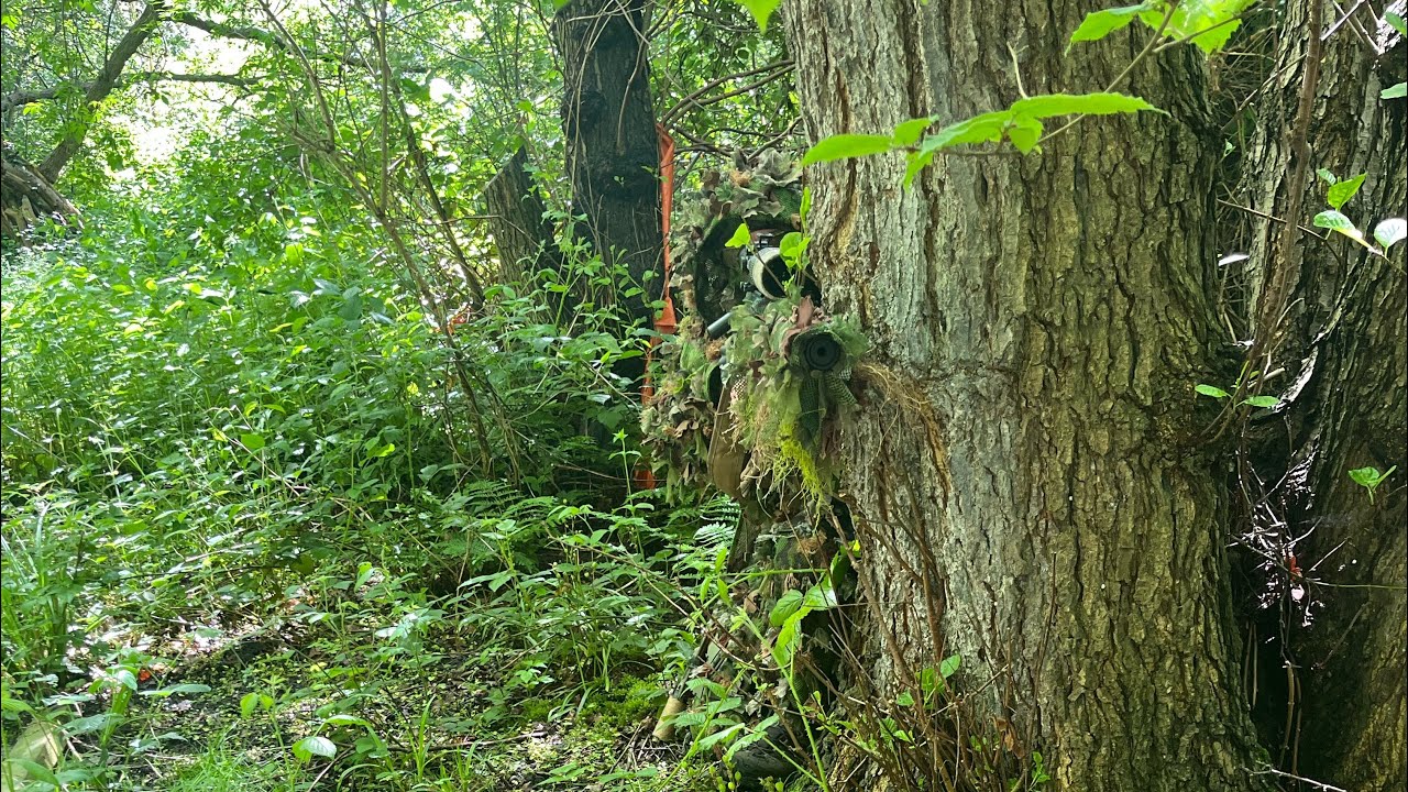 Airsoft Ghillie Sniper defends objective with new Tac41 Lite Sport (Goodbye Dragons Lair)