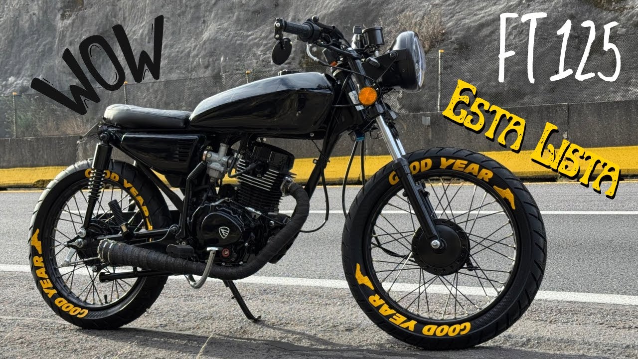 ¡Ya terminamos la moto! | Proyecto Cafe Racer | Italika FT 125