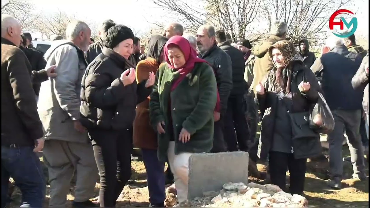 Mardin Mazıdağı Xerbe Köyü 07.02.2023 Dr.faruk Aksoy ve Kızının defin islemi