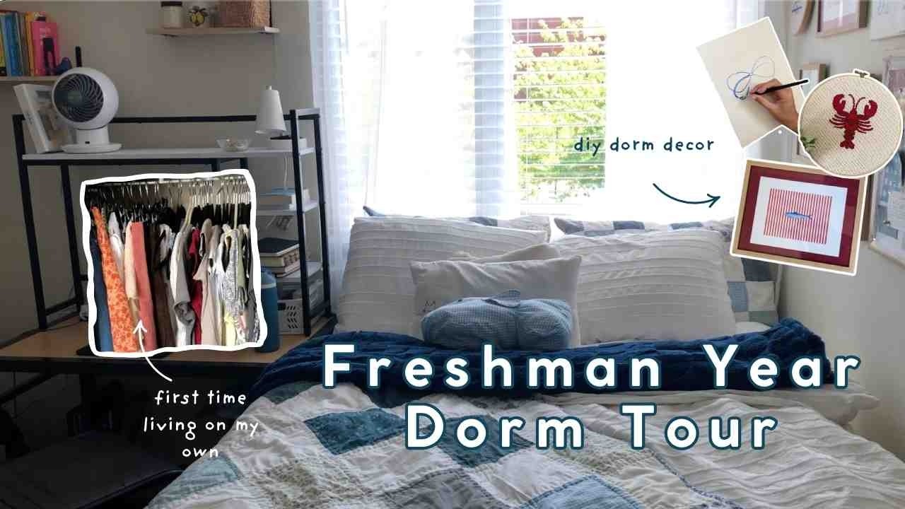 College Dorm Move-In Vlog 🏡 | Coastal Christian DIY Room Tour (Freshman Year) | Dorm & Thread Series