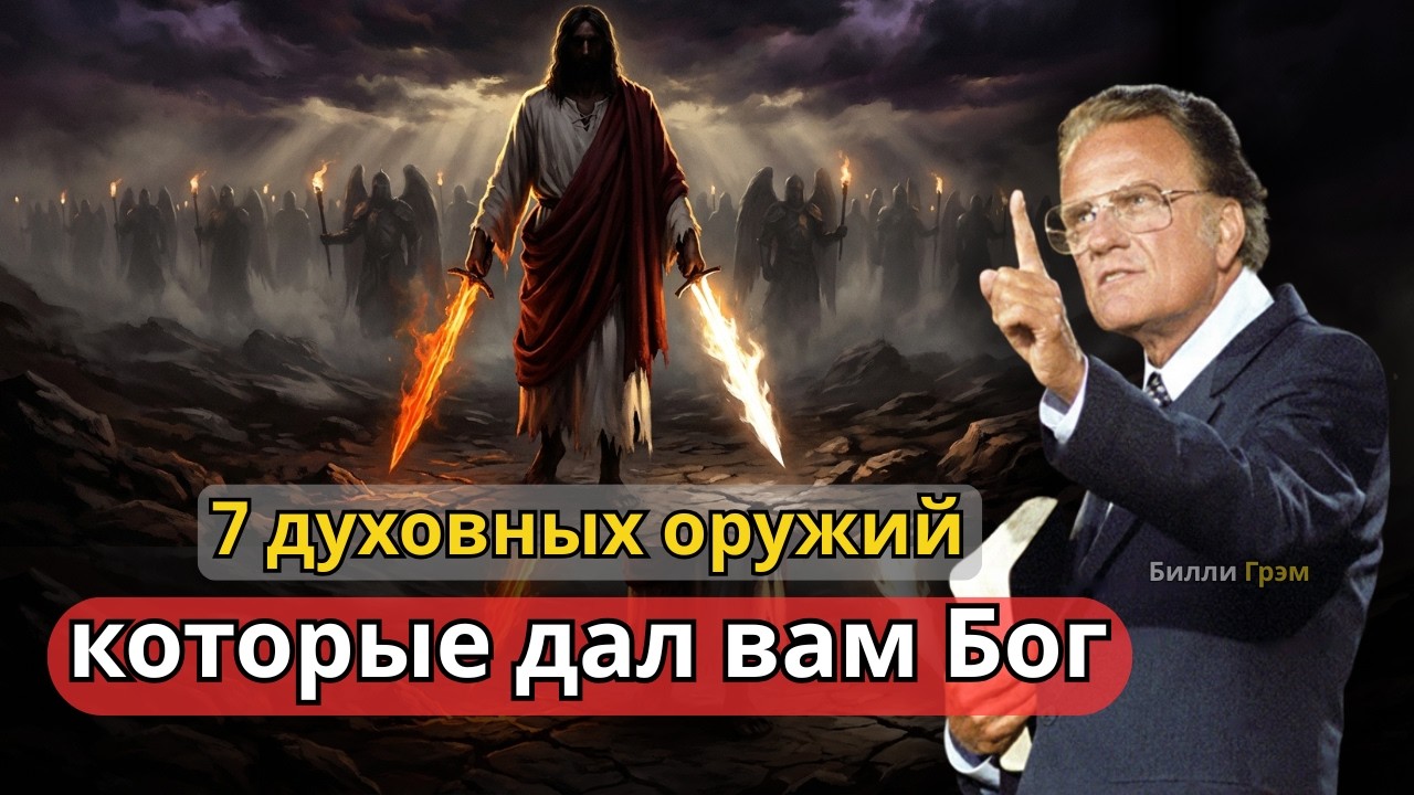 7 духовных видов оружия, которые Бог дал вам, но которыми вы не пользуетесь! | Билли Грэм