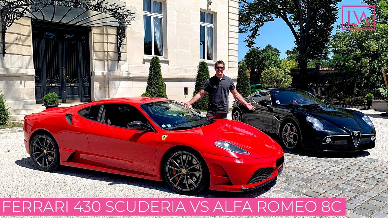 Ferrari 430 Scuderia VS Alfa Romeo 8C - Les meilleurs V8 de l’histoire ?!