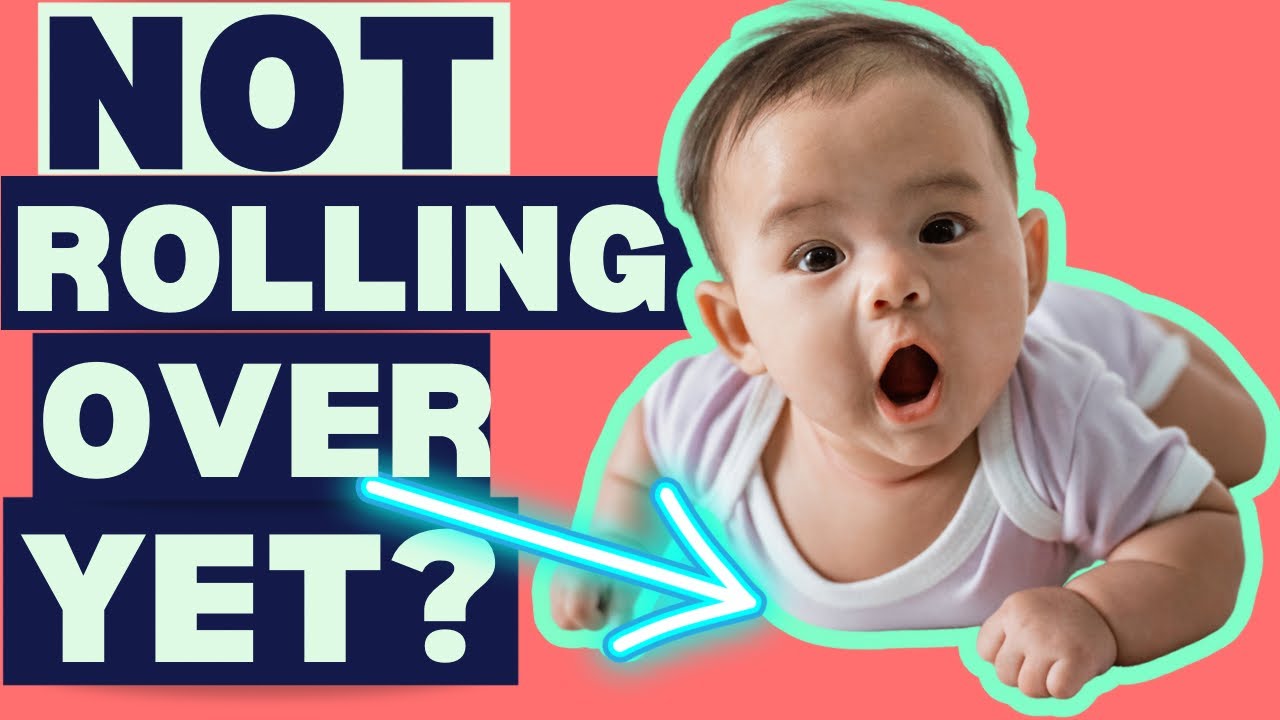 5 tips if your baby is NOT rolling by 5 months (includes tummy to back!)