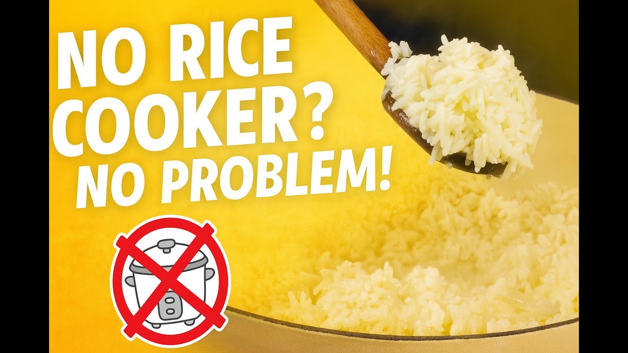 No Rice Cooker? No Problem! | Easy & Fluffy White Rice Recipe 🍚 | Kitchen Vibes with Jorge