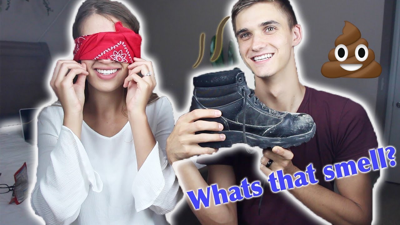 I made him sniff Stinky Socks! Smell Challenge!