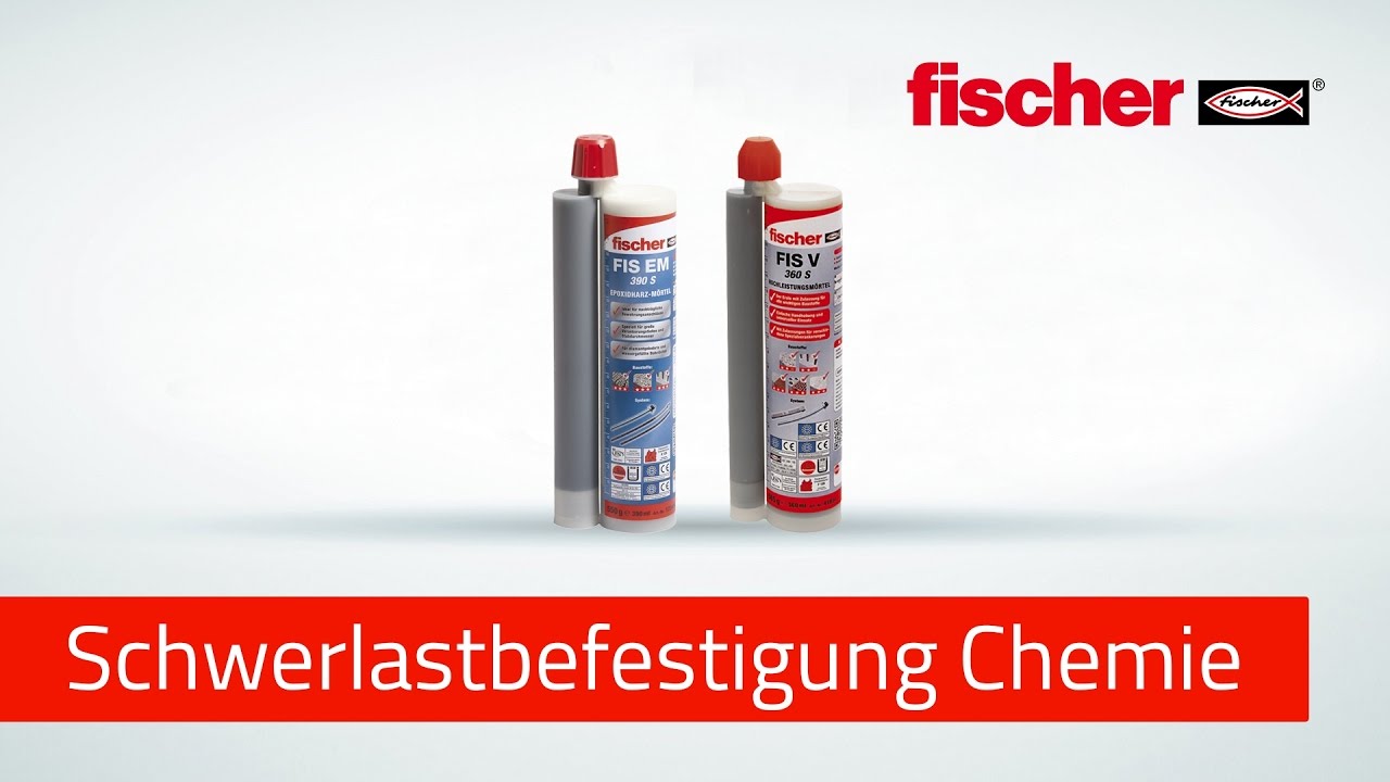Bewehrungsanschluss zur Betonsanierung  - fischer FIS EM & FIS V