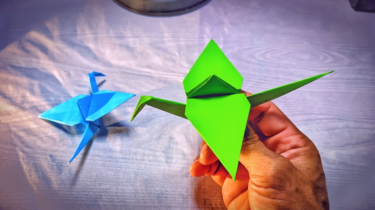 ORIGAMI BURUNG BANGAU