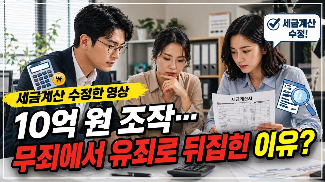10억 세금계산서 지우고 마이너스 계산서 발급  대법원판결 분석(2025도10232)