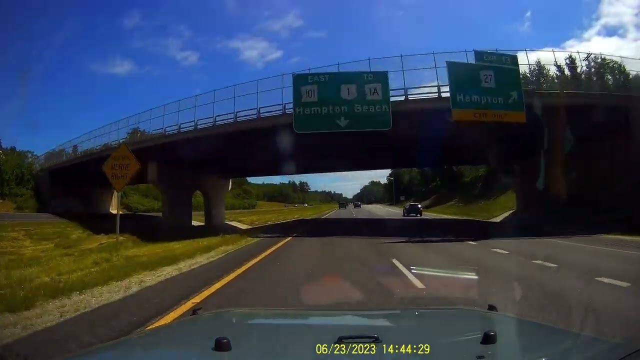#D-2.489 ~ Exeter, NH to Hampton Beach State Park Hampton, NH via NH-1A and NH-101