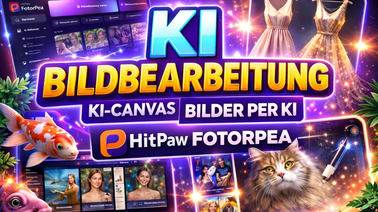 HitPaw FotorPea Review: KI-Editor & Canvas im Creator-Alltag