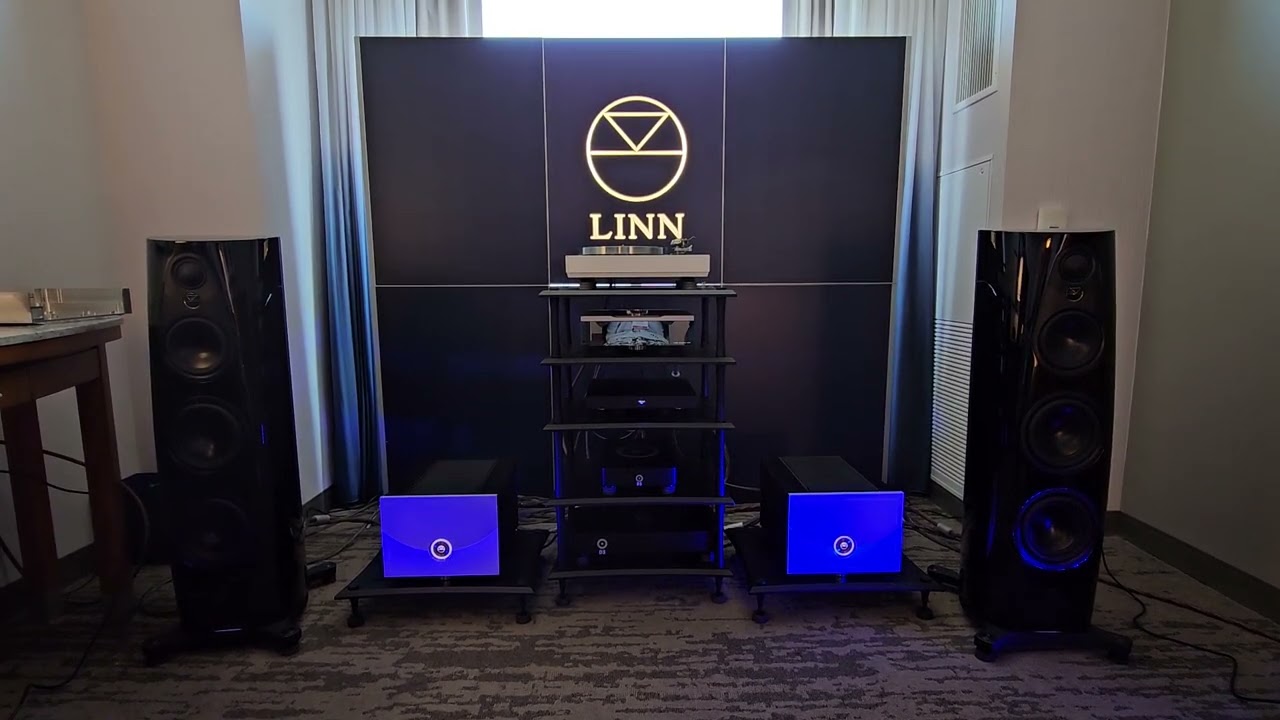 LINN - 360 Speakers with Klimax Solo 800 Amps - Axpona 2024