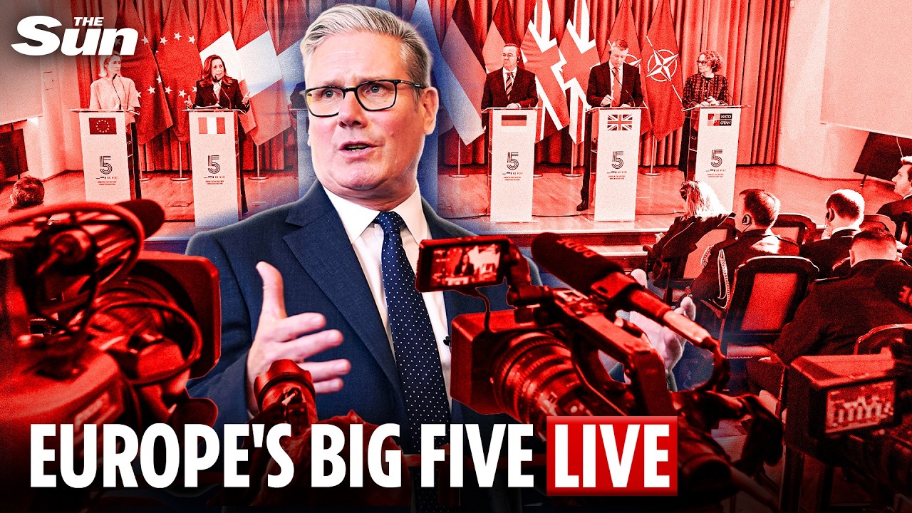 LIVE: Keir Starmer and fellow E5 leaders give press statements in Berlin