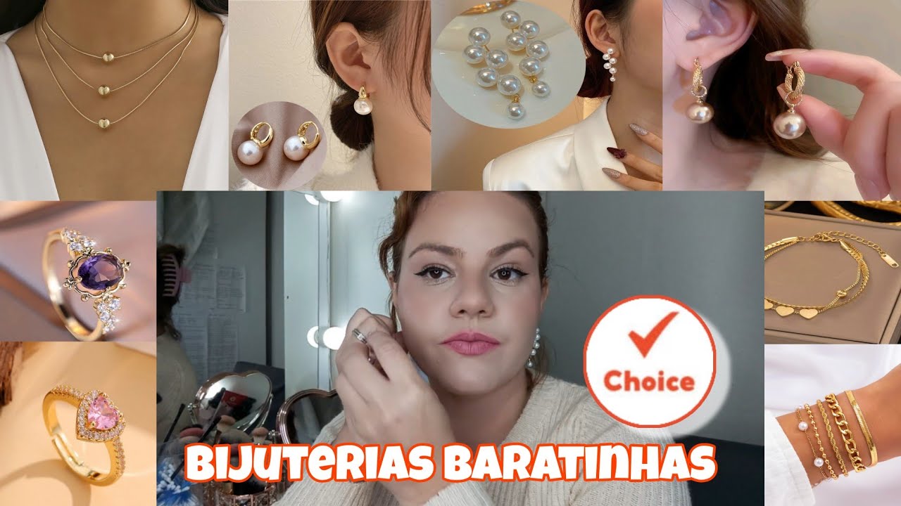 COMPRINHAS NA SHOPEE/ CHOICE Bijuterias e Aço inoxidável