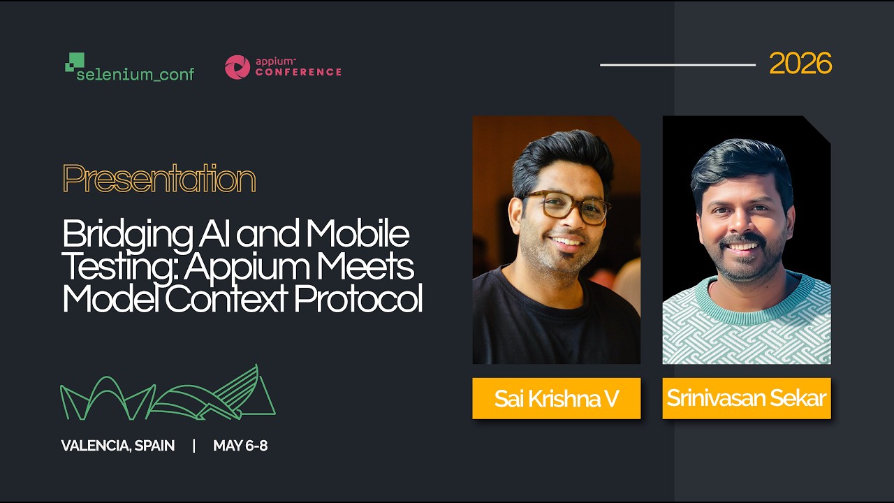 Bridging AI and Mobile Testing: Appium Meets Model Context Protocol  |  Sai K. & Srinivasan S.
