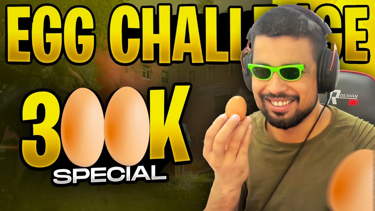 EGG CHALLENGE - 300K SPECIAL - PUBG MOBILE - FM RADIO GAMING