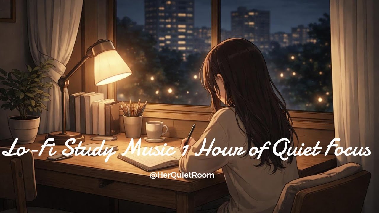 Lo-Fi Study Music 1 Hour of Quiet Focus
