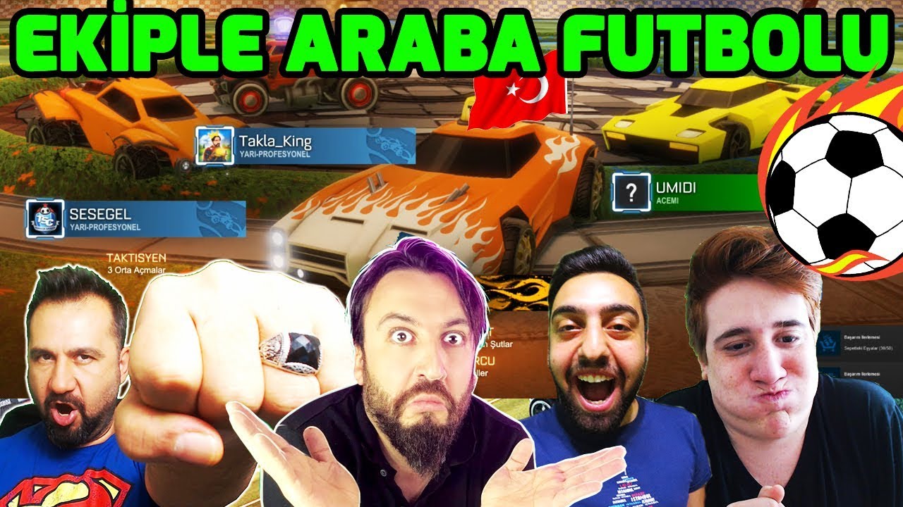 EKİPLE ARABA FUTBOLU OYNUYORUZ!
