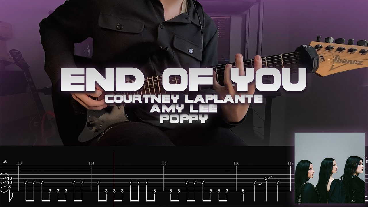 End of You - Poppy, Amy Lee, Courtney LaPlante (BRAND NEW SONG) (ON-SCREEN TABS) (ONE-TAKE COVER)