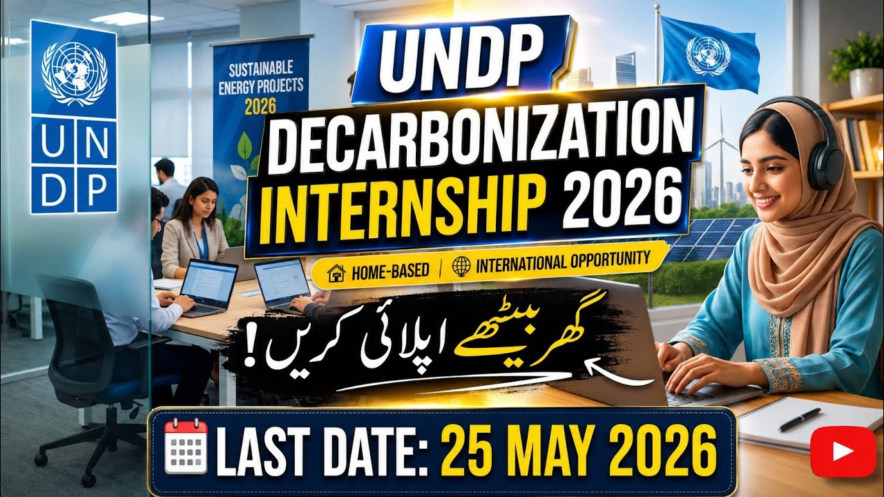 UNDP Decarbonization Internship 2026 Apply Online | Remote Internship For Students