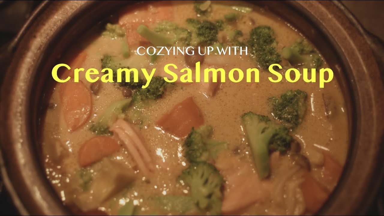 Cozying Up With Creamy Salmon Soup