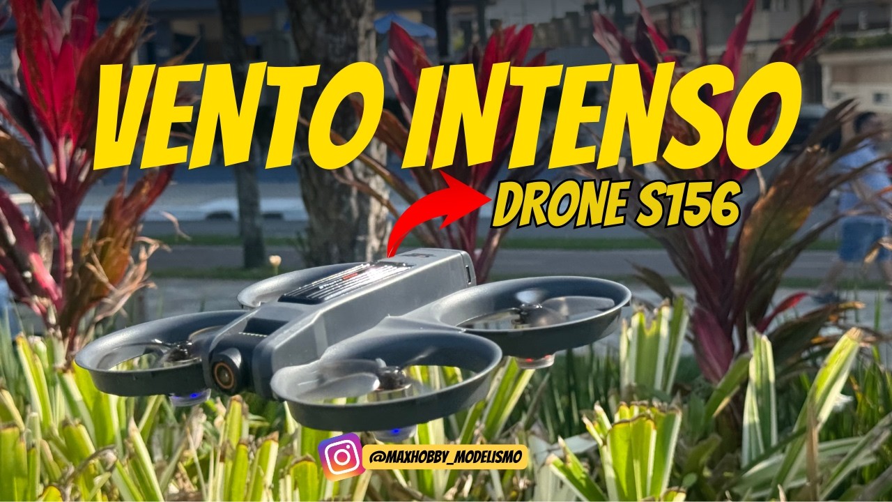 Drone S156 na Praia: Ser&aacute; que Aguenta o Vento Forte?