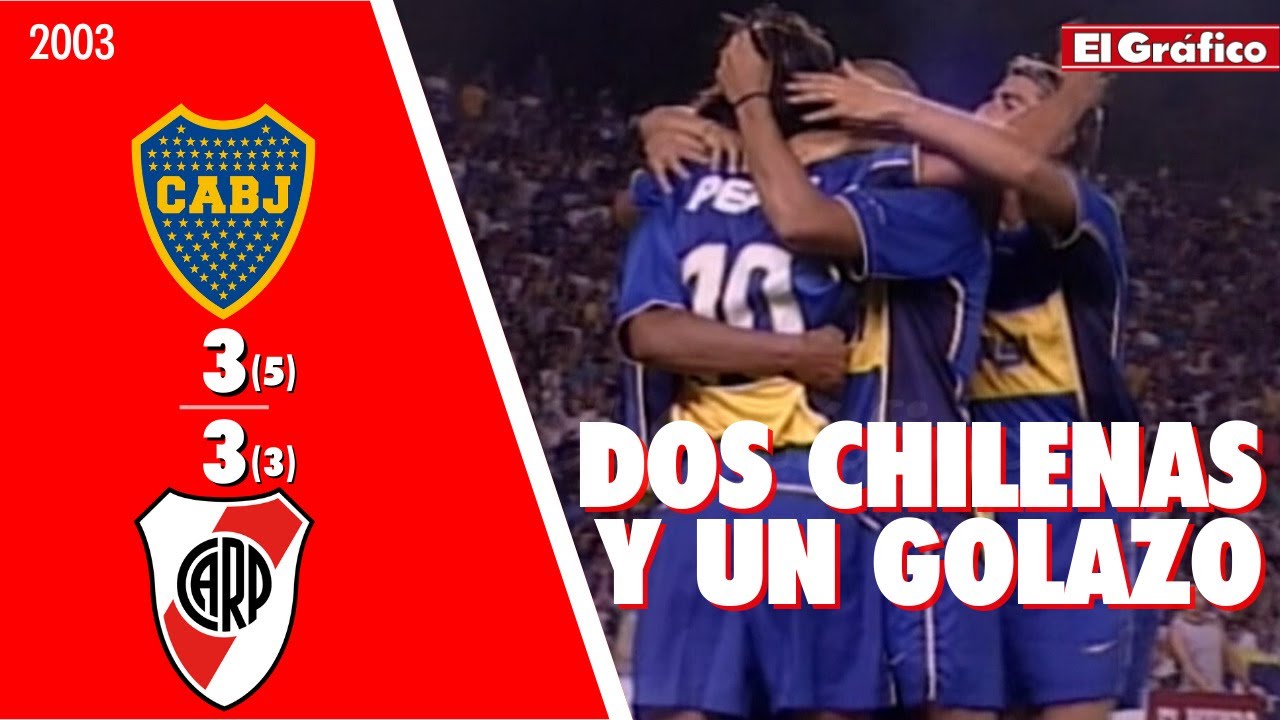 COPA REVANCHA 2003: BOCA 3 (5) - RIVER 3 (3)