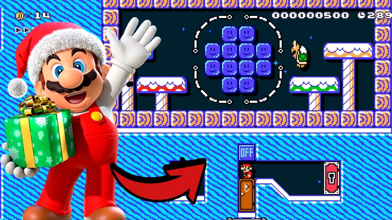 TOP 5 Los mejores niveles navideños de super mario Maker 2