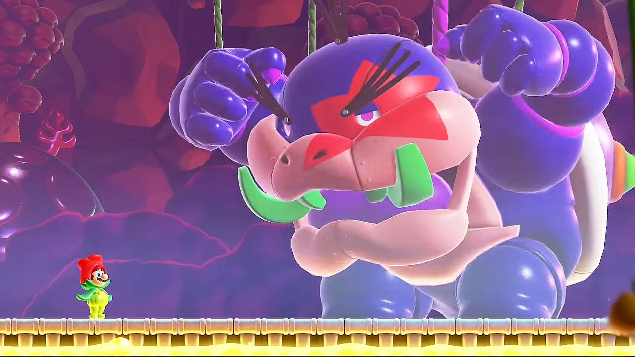 Super Mario Bros. Wonder SWITCH 2 - Morton Koopa Boss Fight
