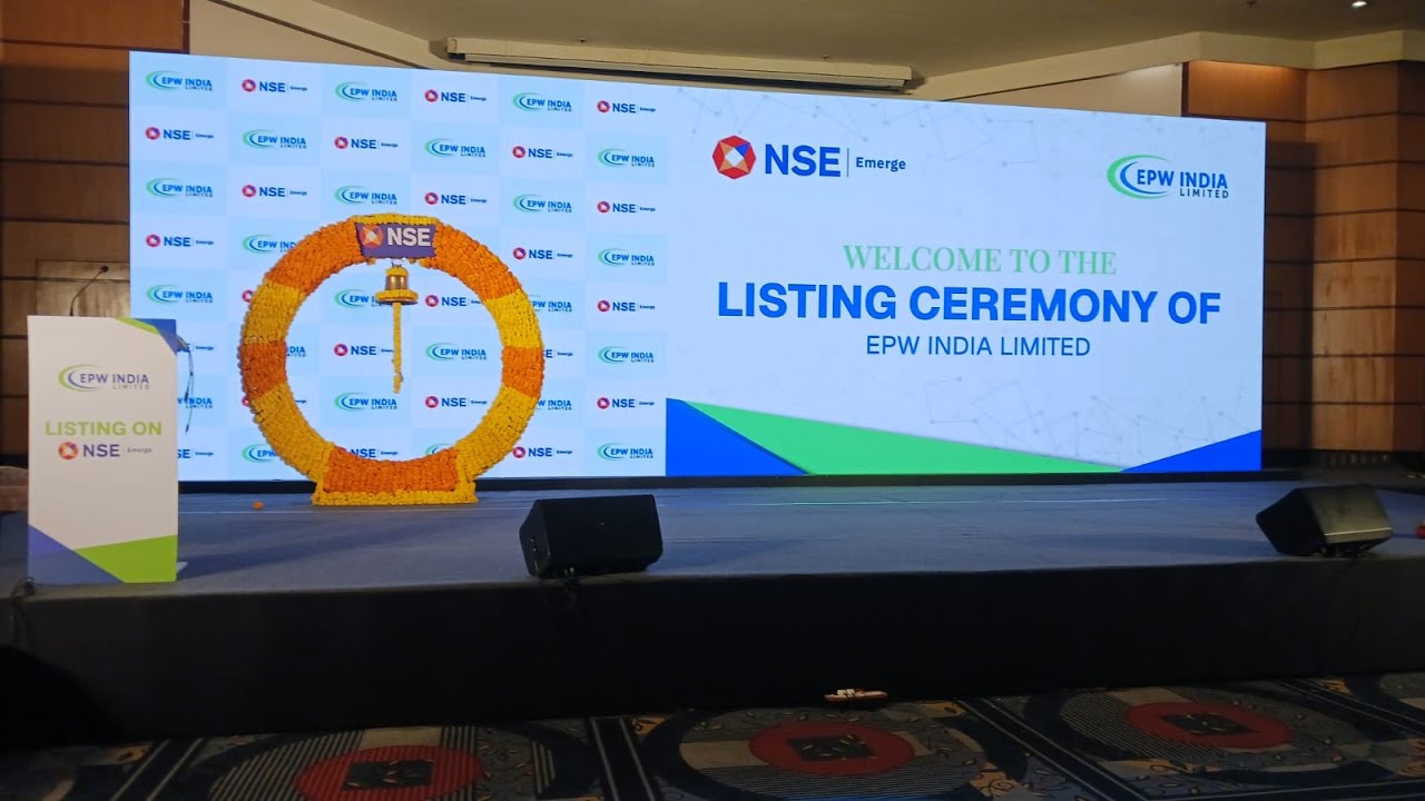 Listing ceremony of EPW India Limited