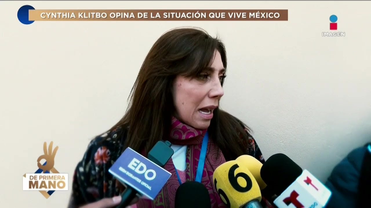 Cynthia Klitbo APLAUDE la CAÍDA de 'El Mencho' y considera denemos ser mejores ciudadanos | DPM