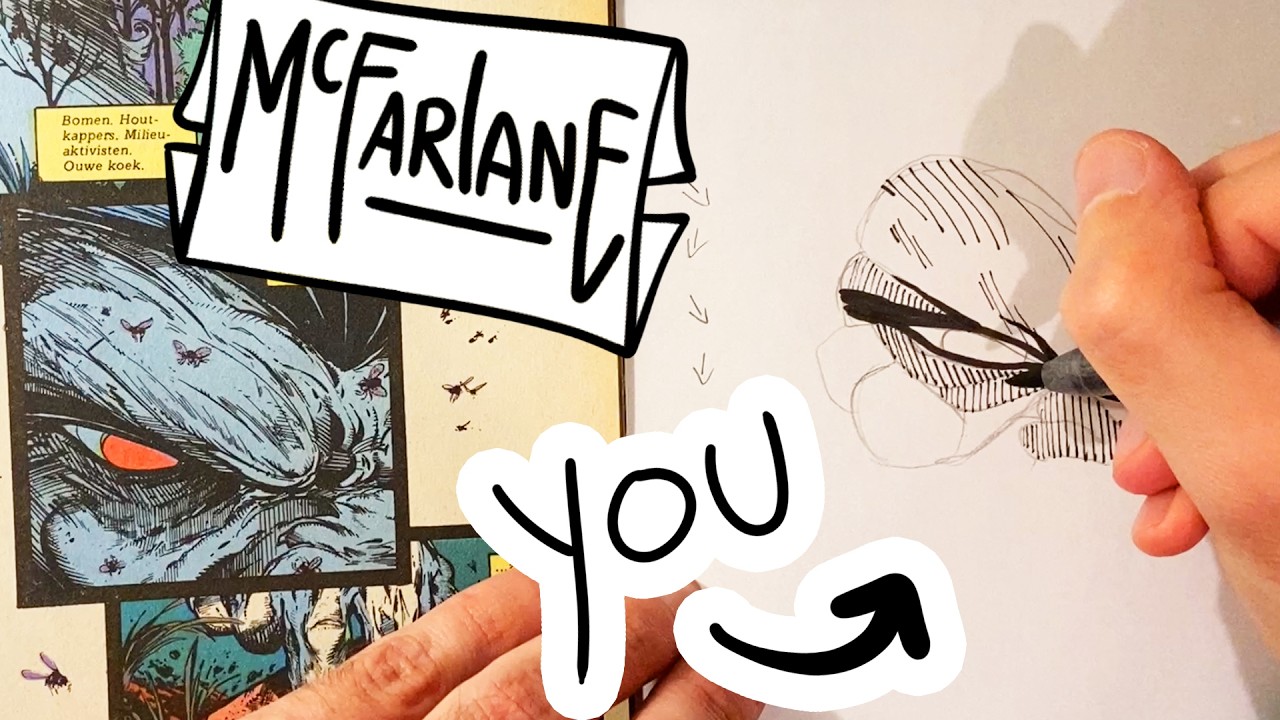 Learn to Draw like Todd McFARLANE from reading his comics