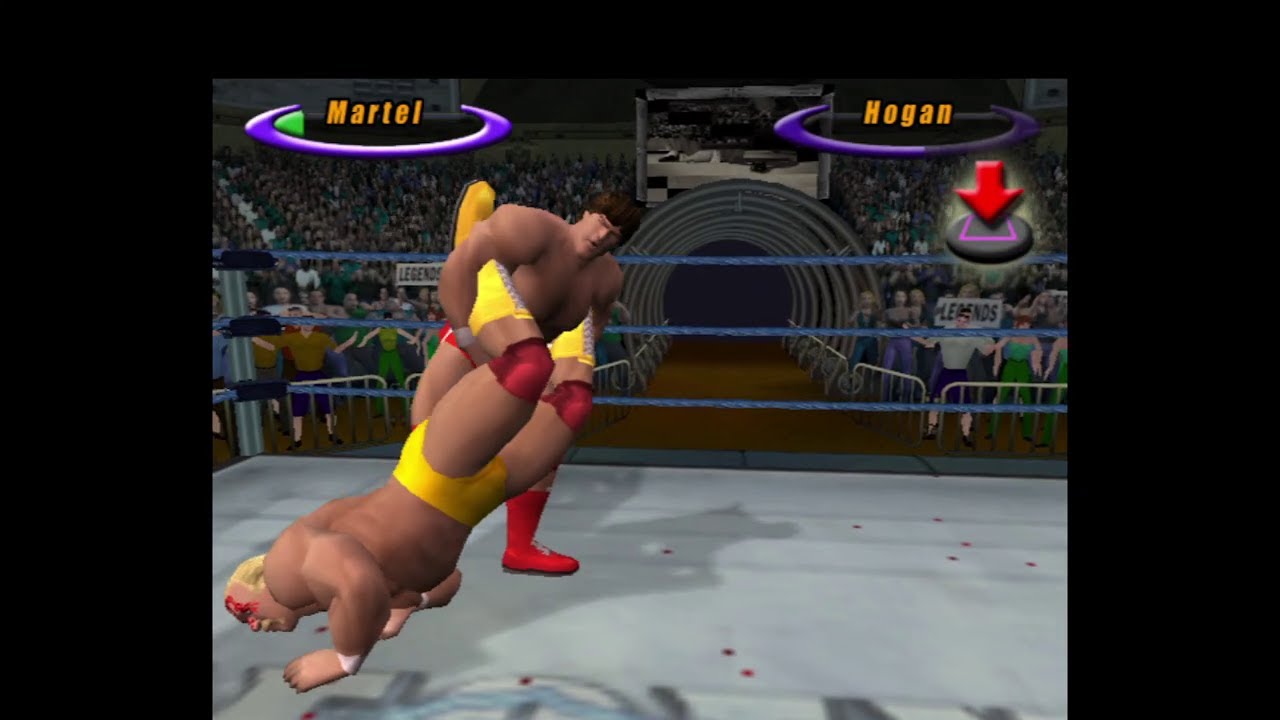 Legends of Wrestling Hulk Hogan vs Rick Martel - PS2