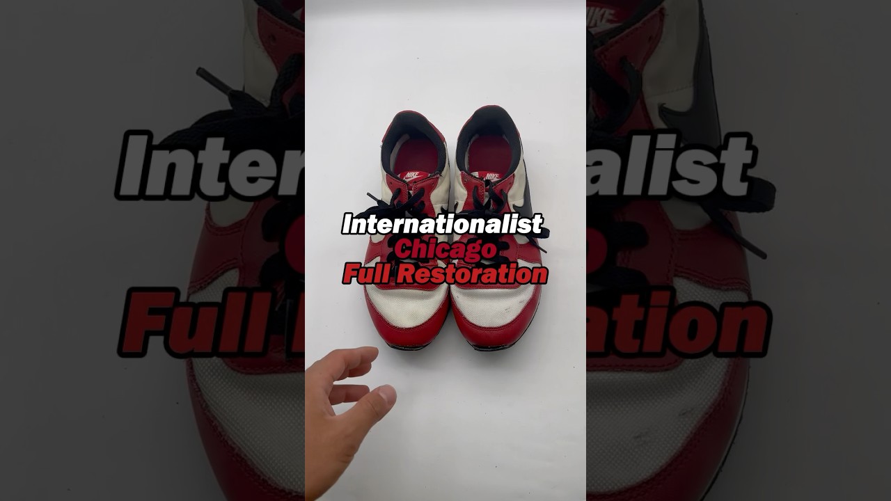 NIKE INTERNATIONALIST Full Restoration  #internationalist #sneakers #shoerestoration