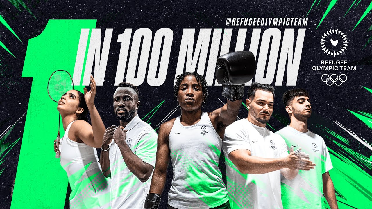 One Refugee Olympic Team representing over 100 Million displaced people. #ForThe100Million