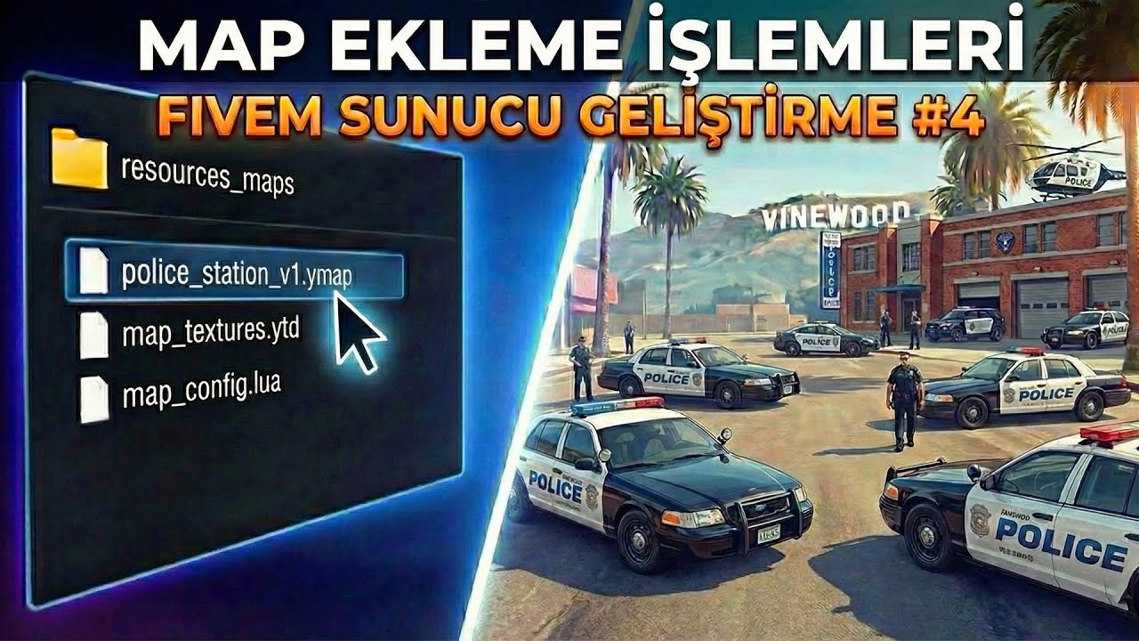 Map Ekleme İşlemleri | Fivem Sucunu Geliştirme #4