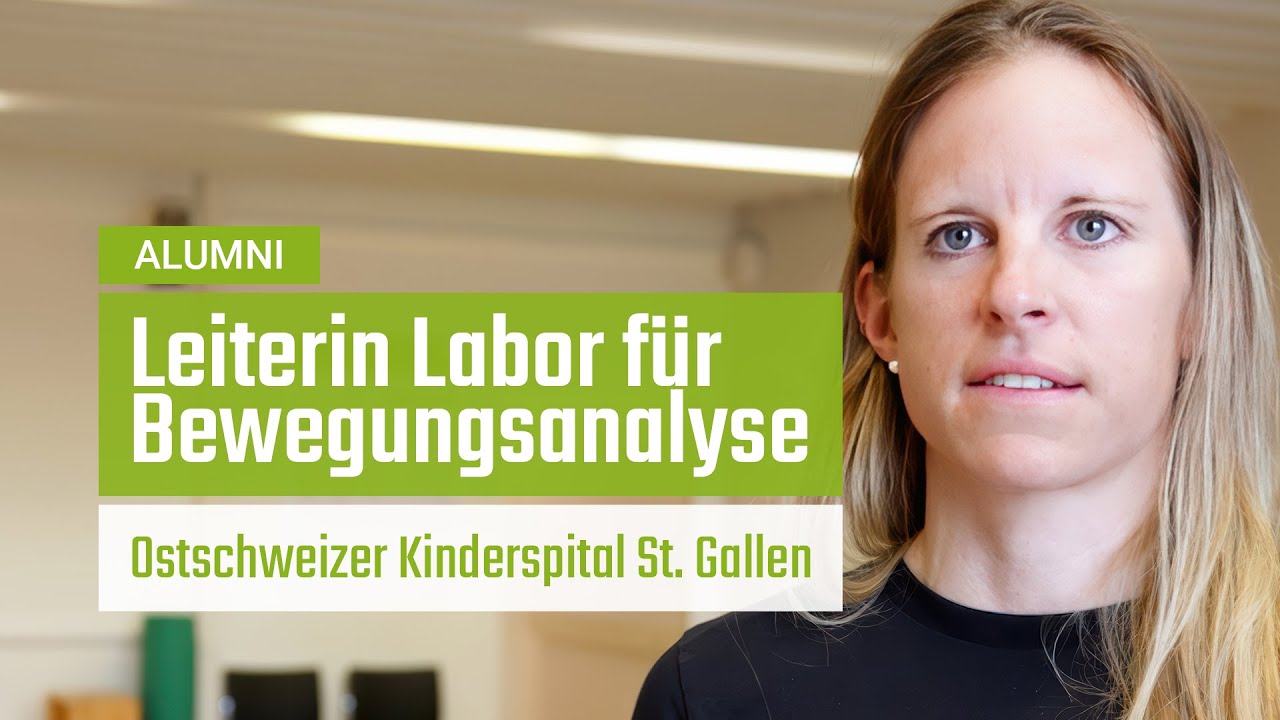 Leiterin Labor f&uuml;r Bewegungsanalyse | Ostschweizer Kinderspital St. Gallen