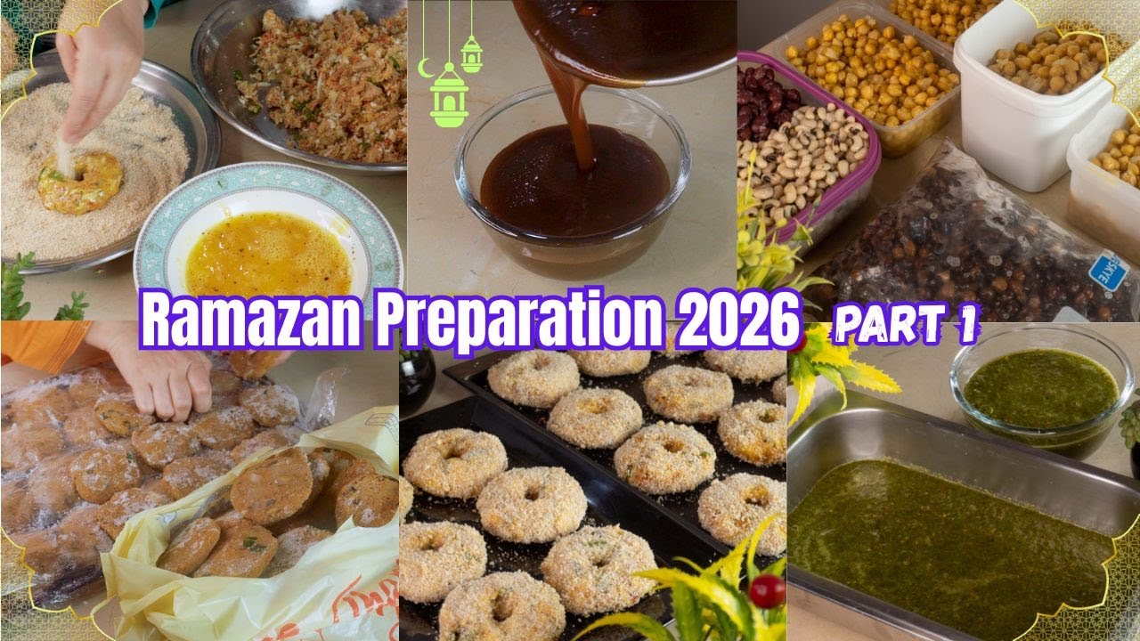 2026 Pre Ramzan preparation/ food recipes and prep ideas | Khanam's Kitchen