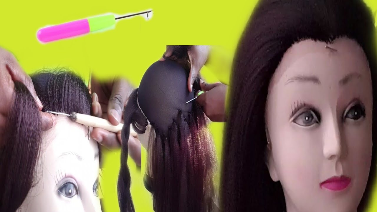 Comment faire une perruque crochet /diy closure 360  ( partie 1)
