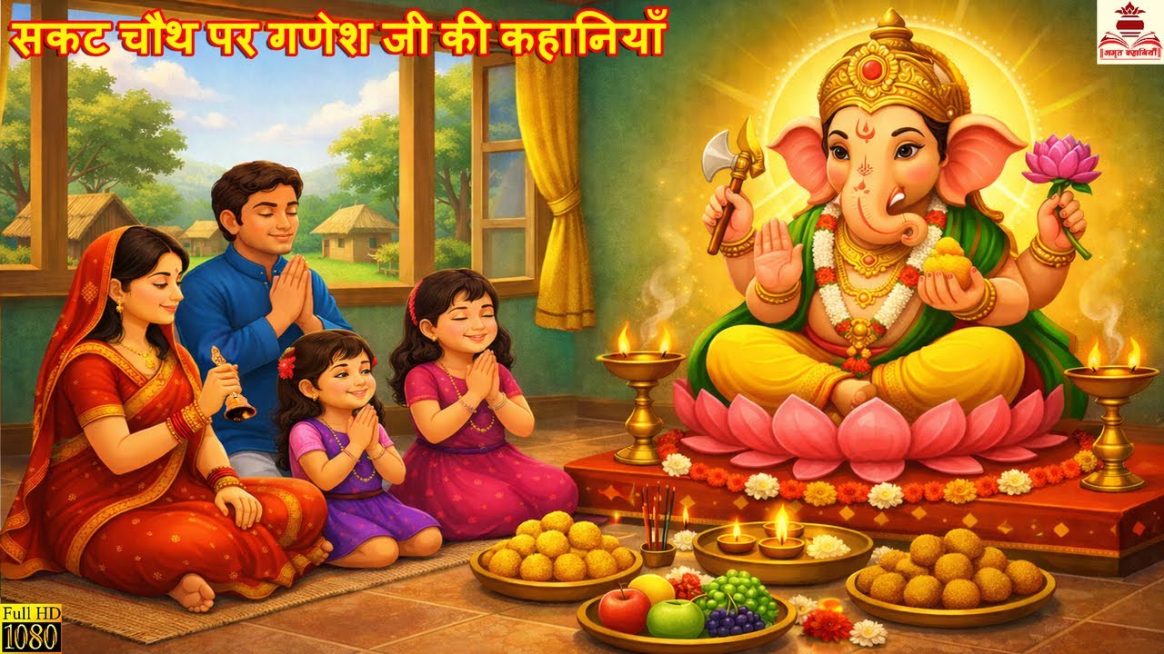 सकट चौथ पर गणेश जी की कहानियाँ  | Ganesh Ji Ki Kahaniya | Hindi Kahani |Moral Stories |Bhakti Kahani